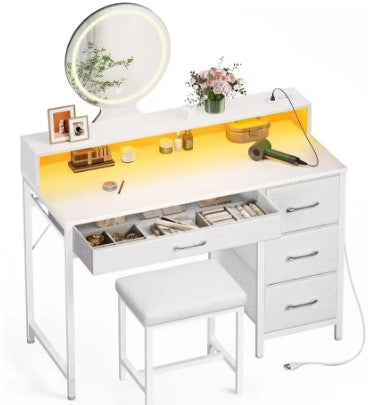 Makeup Table with LED