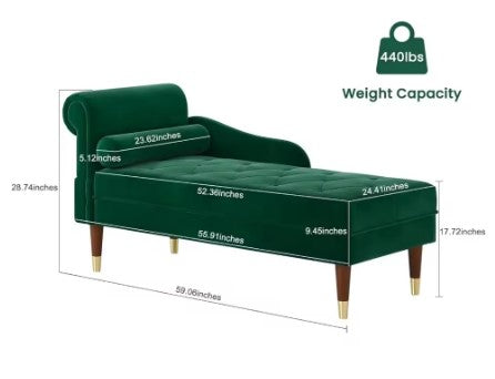 Button Tufted Lounge Sofa