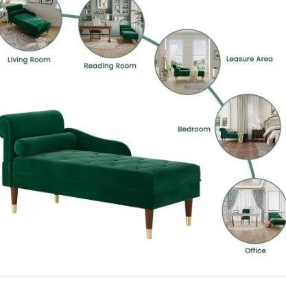 Button Tufted Lounge Sofa