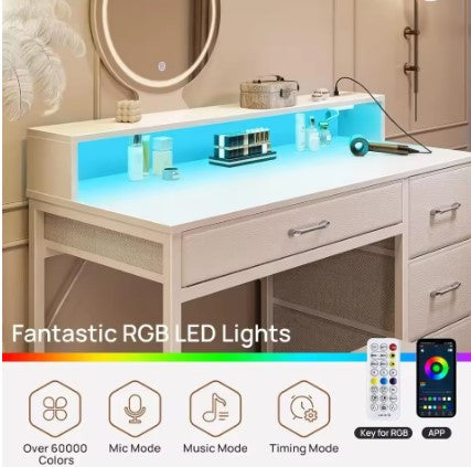 Makeup Table with LED